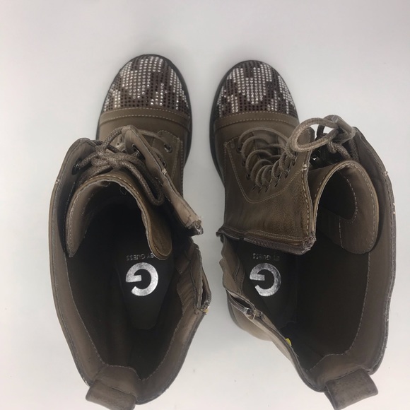 Guess Women’s Leather Boots Size 7.5 - Picture 6 of 8